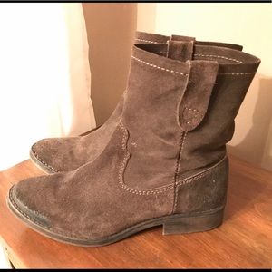 Zigi suede short boots